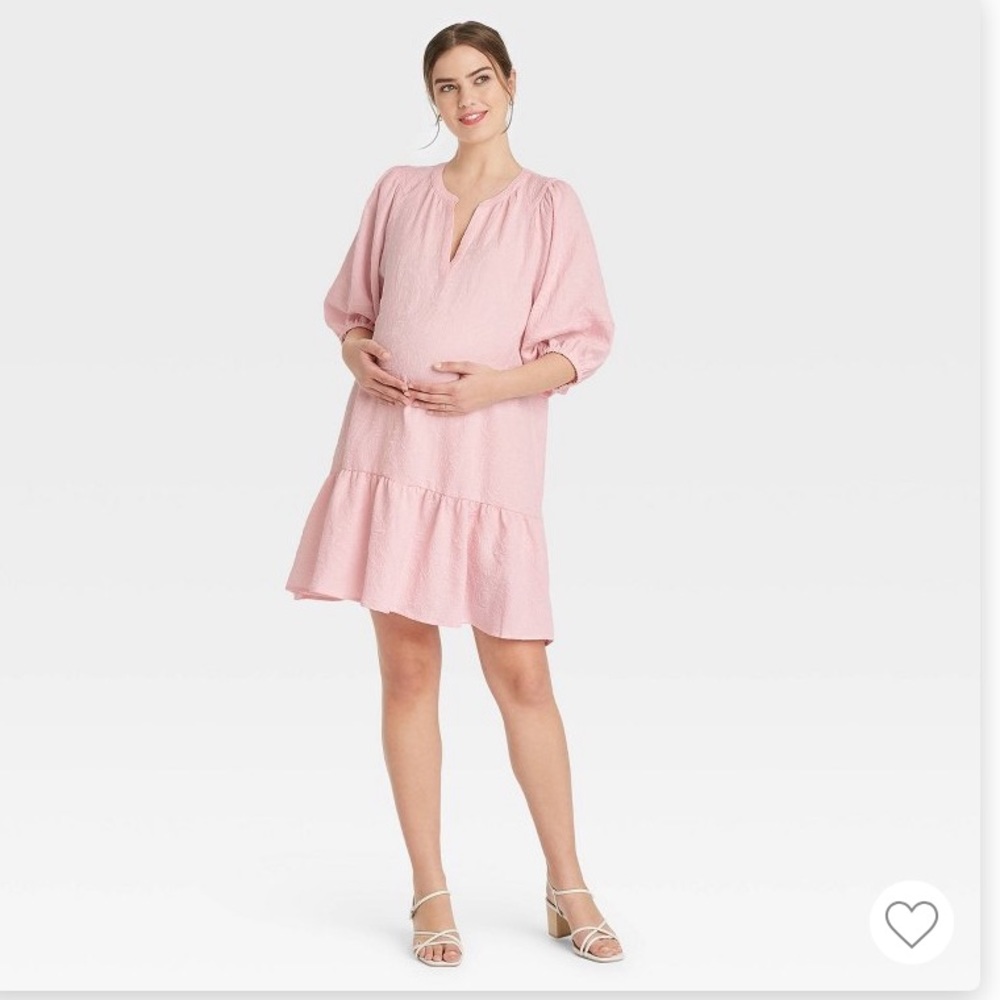 NWT the nines by hatch pink maternity dress